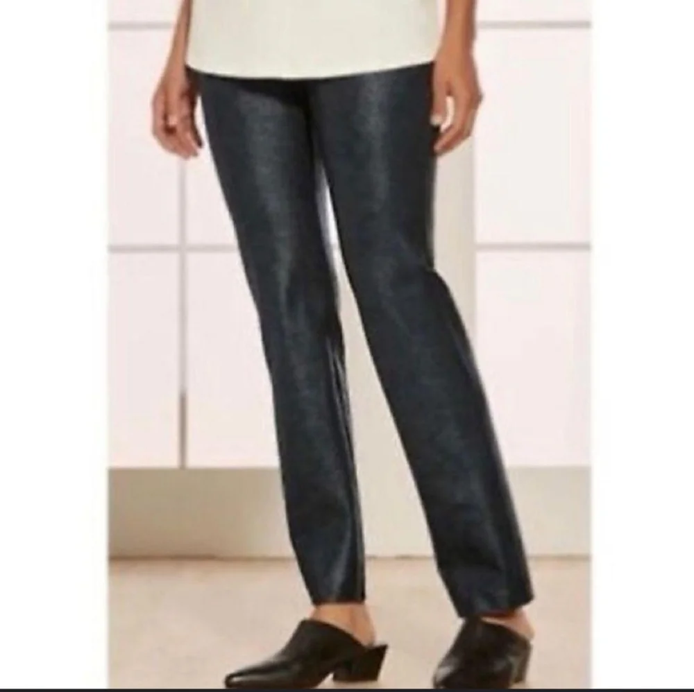 Python Print Straight Leg Pants' soft surroundings size MP & NWT - Picture 5 of 5